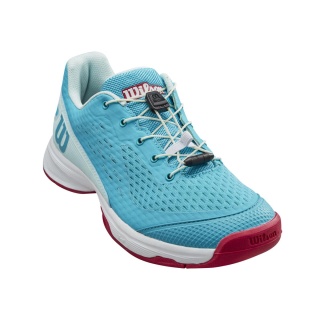 Wilson Tennis Shoes Rush Pro 4.0 QL (Quicklace) scuba blue Kids